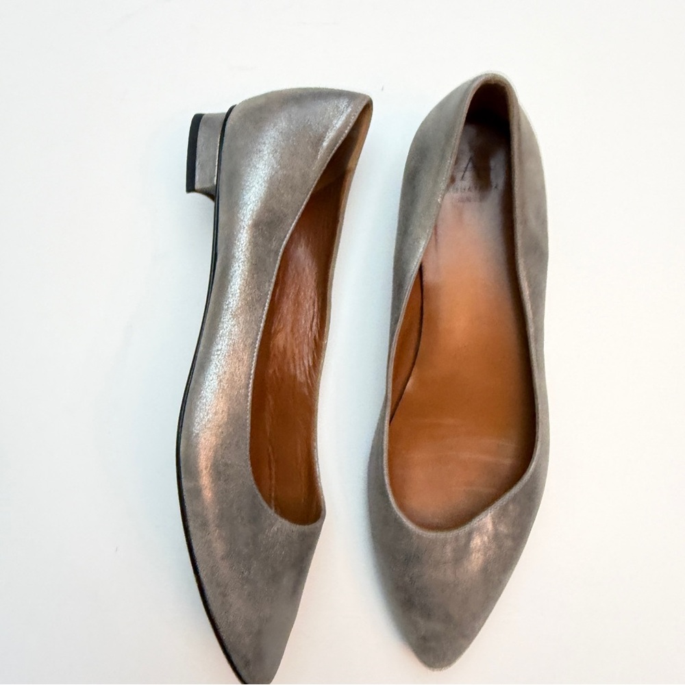 Aquatalia Perla Pointed Toe Flats, Size 9.5 (fit like a 9)